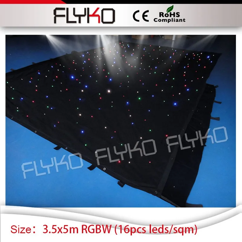 RGBW одноцветная потолочная звезда свет 3 5 м * led twilking фон занавес|led star curtain|led backdrop