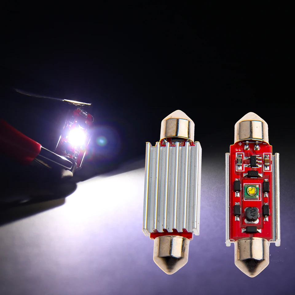 2 шт. Автомобильный светодиодный светильник для чтения 36 мм 39 1 SMD Canbus