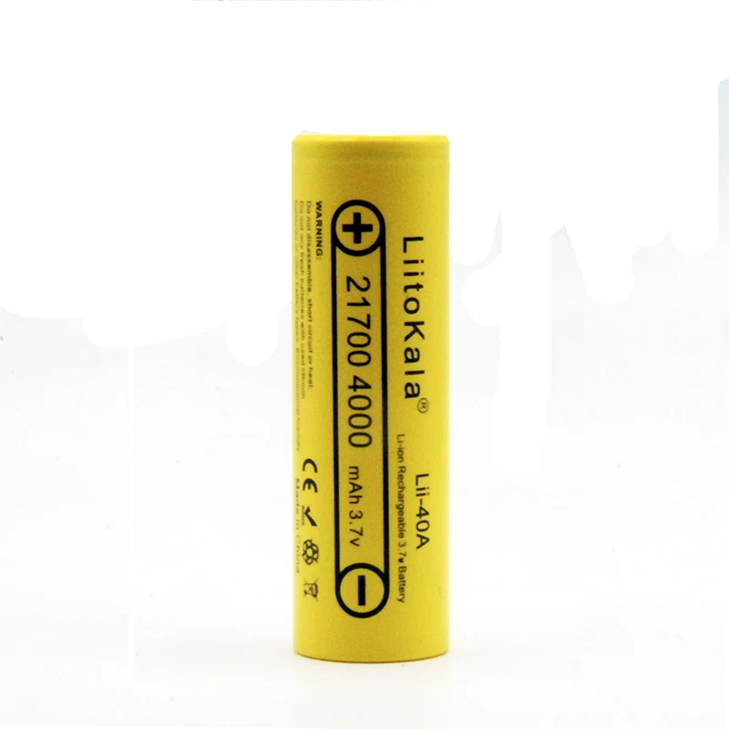 liitokala lii-40A 21700 lithium battery 4000 mAh 3.7V 15A high power electronic cigarette | Электроника