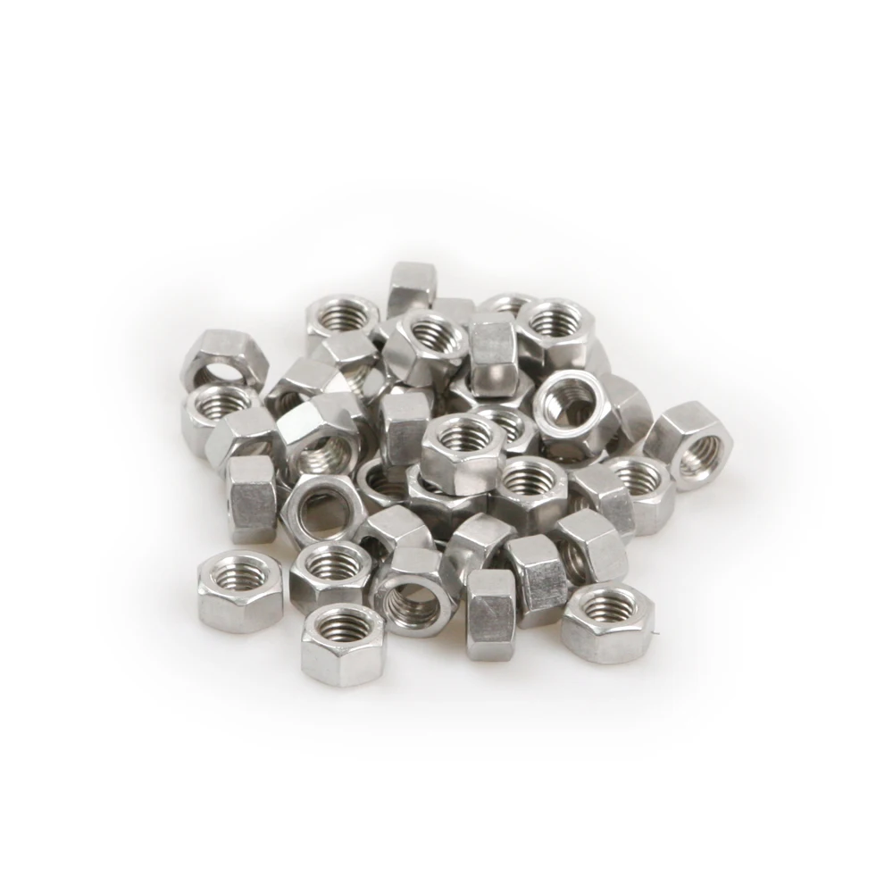 Высокое качество 10 шт./компл. 304 шестигранные гайки из нержавеющей стали A2-70
