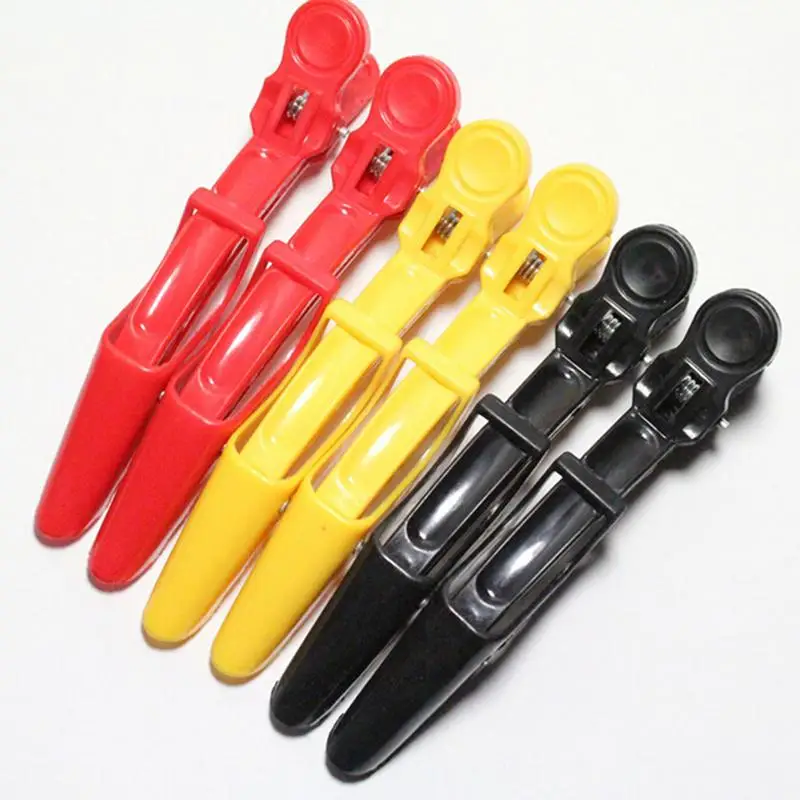 5 шт./упак. Парикмахерские ножницы Аллигатор Заколки для волос Зажимы Holding] [раздел