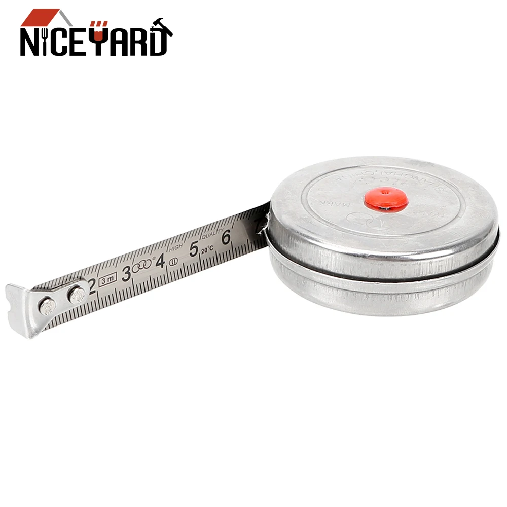 NICEYARD 1 м 2 м 3 м измерительный инструмент из нержавеющей стали для деревообработки рулетка мини выдвижная лента для дома фабрика офис