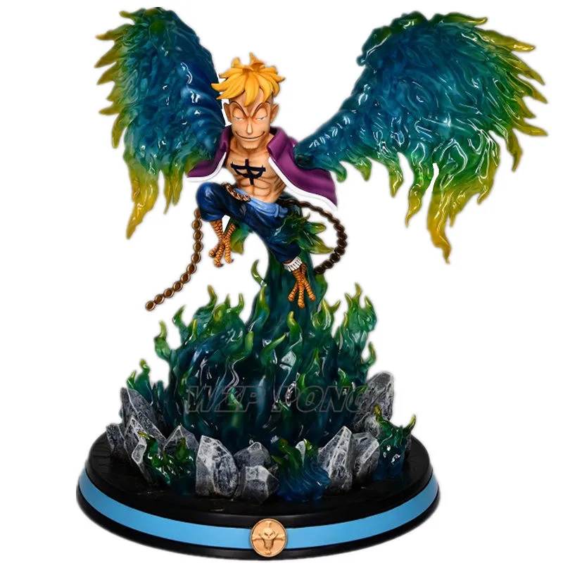 30 センチメートルワンピースマルコ立位像樹脂決戦 Ver フェニックスアクションフィギュアモデルコレクションギフトおもちゃ 30 Off