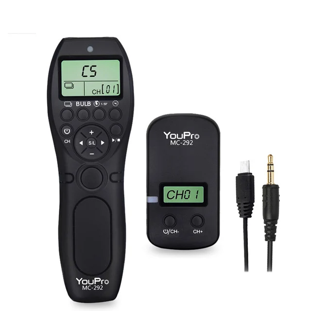 S2 YouPro Горячая MC-292 DC0/DC2/N3/S2/E3 2,4G беспроводной пульт дистанционного управления ЖК-Таймер спуска затвора каналы для Canon/sony/Nikon/Fujifilm - Цвет: S2
