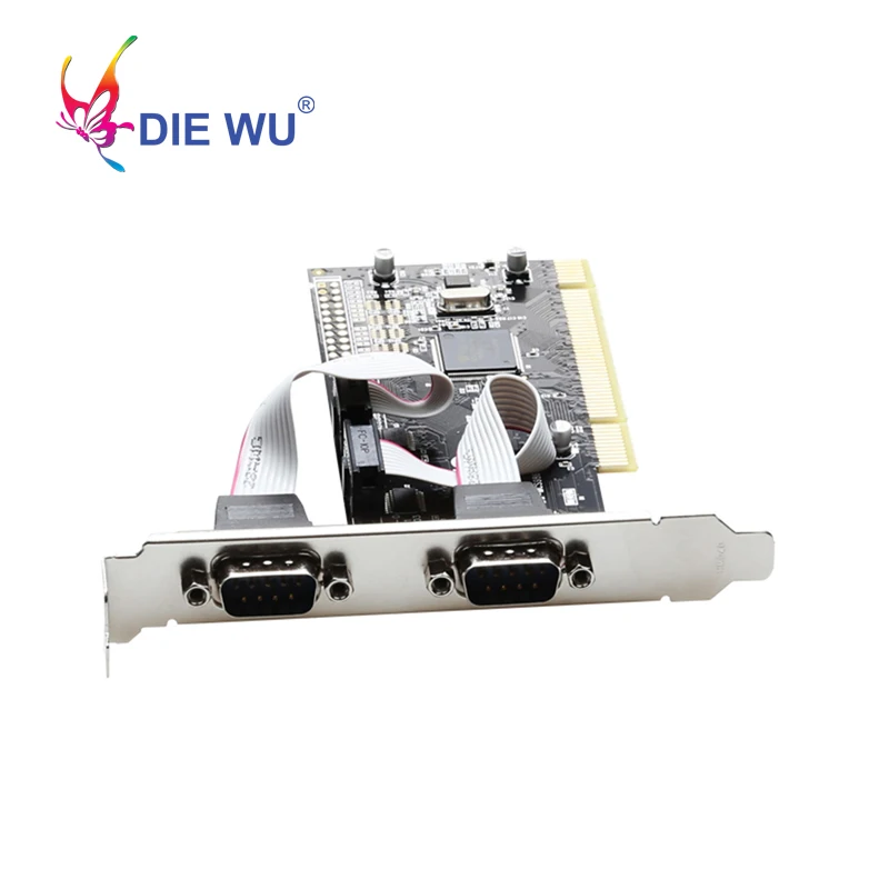 Плата расширения последовательного порта DIEWU 2 RS232 PCI последовательный переходник