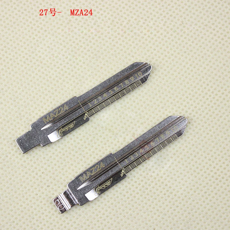 

NO.24 MAZ24 Replacement Key Blade for Mazda Car Key Blanks with scale mark