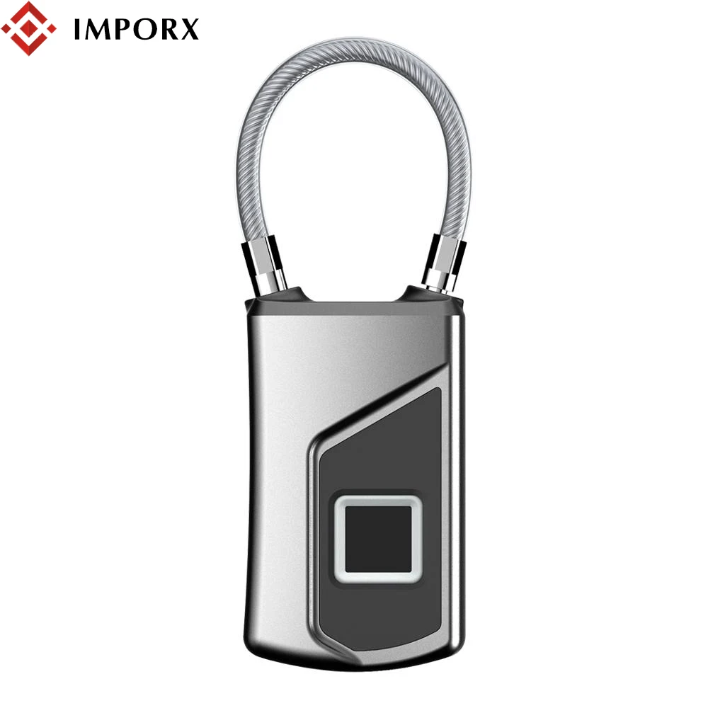 IMPORX Умный Замок с отпечатком пальца, электронный замок, цифровой usb зарядка, перезаряжаемый, водонепроницаемый, без ключа, дверной замок, безопасность дома