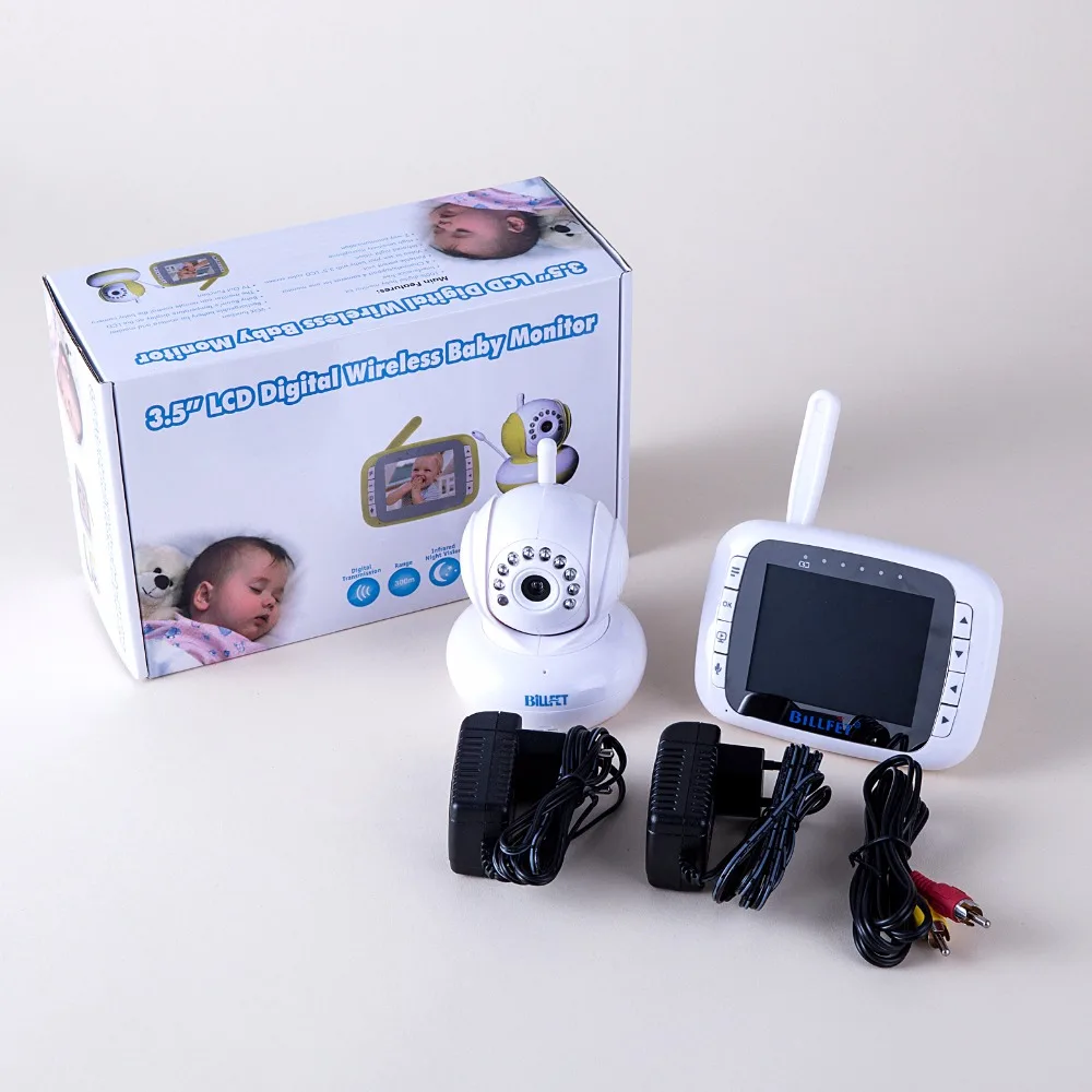 BILLFET JLT-8035 2.4 ГГц Беспроводные Baby Sleep Monitor Цифровой Видео Няня 2-полосная Связи