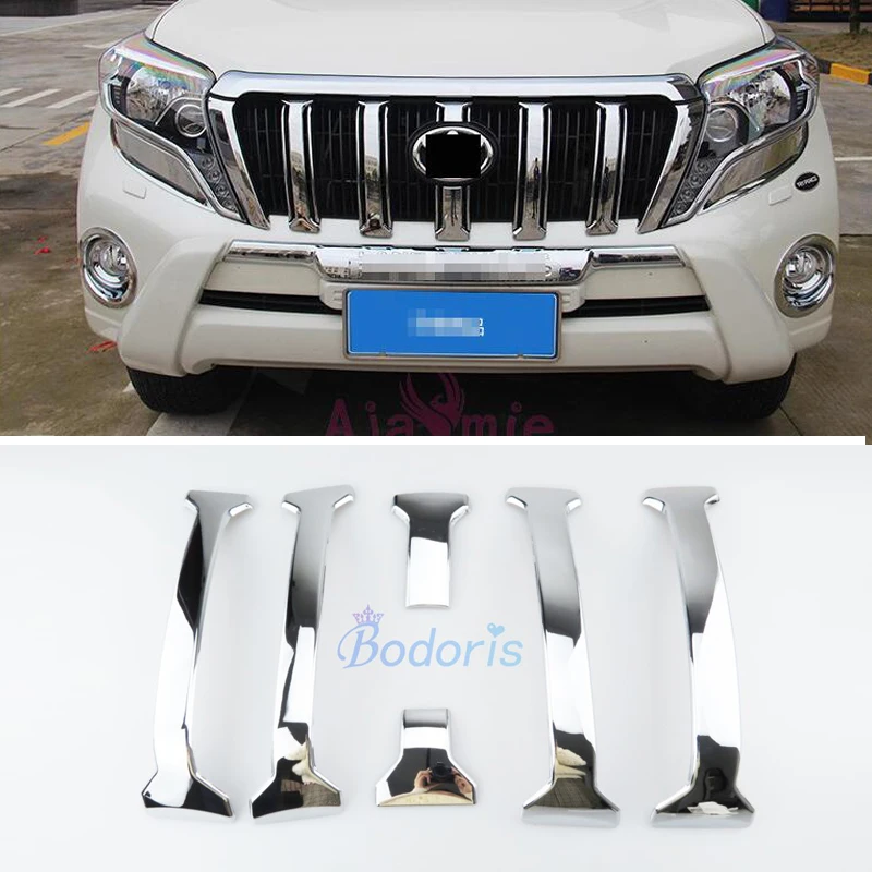 Аксессуары для Toyota Land Cruiser 150 Prado LC150 FJ150 2014-2017 Передняя решетка Планки бампер