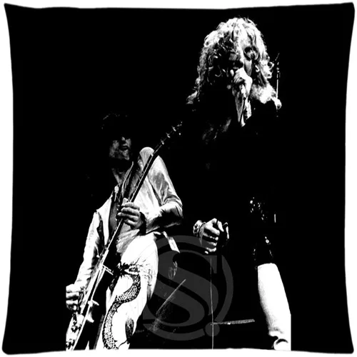 Пользовательские Led Zeppelin рок группа подушки наволочки 3" x 35" одна сторона LU-013 - Цвет: Светло-серый