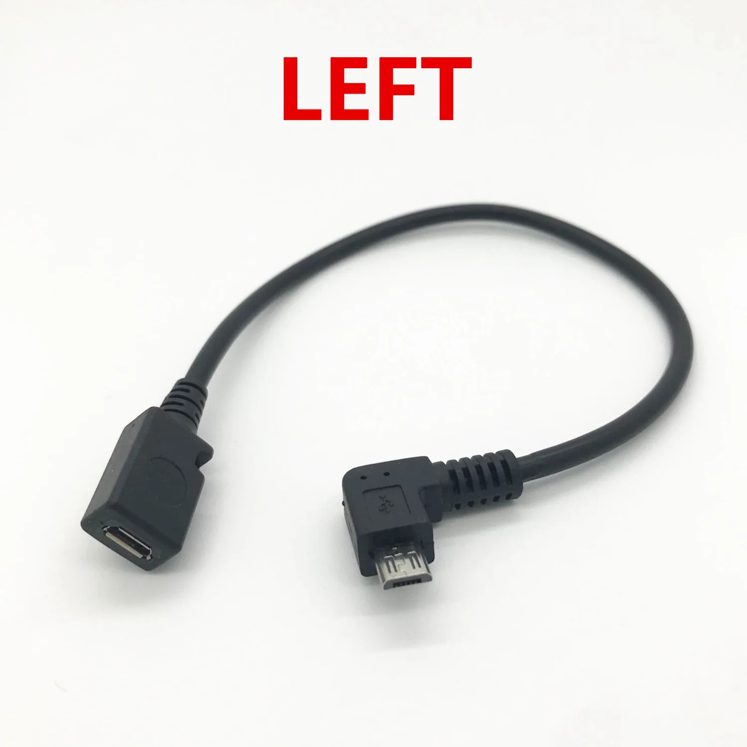 Угловой 90 градусов USB Micro 5P Женский Мужской левый удлинитель адаптер|Переходники