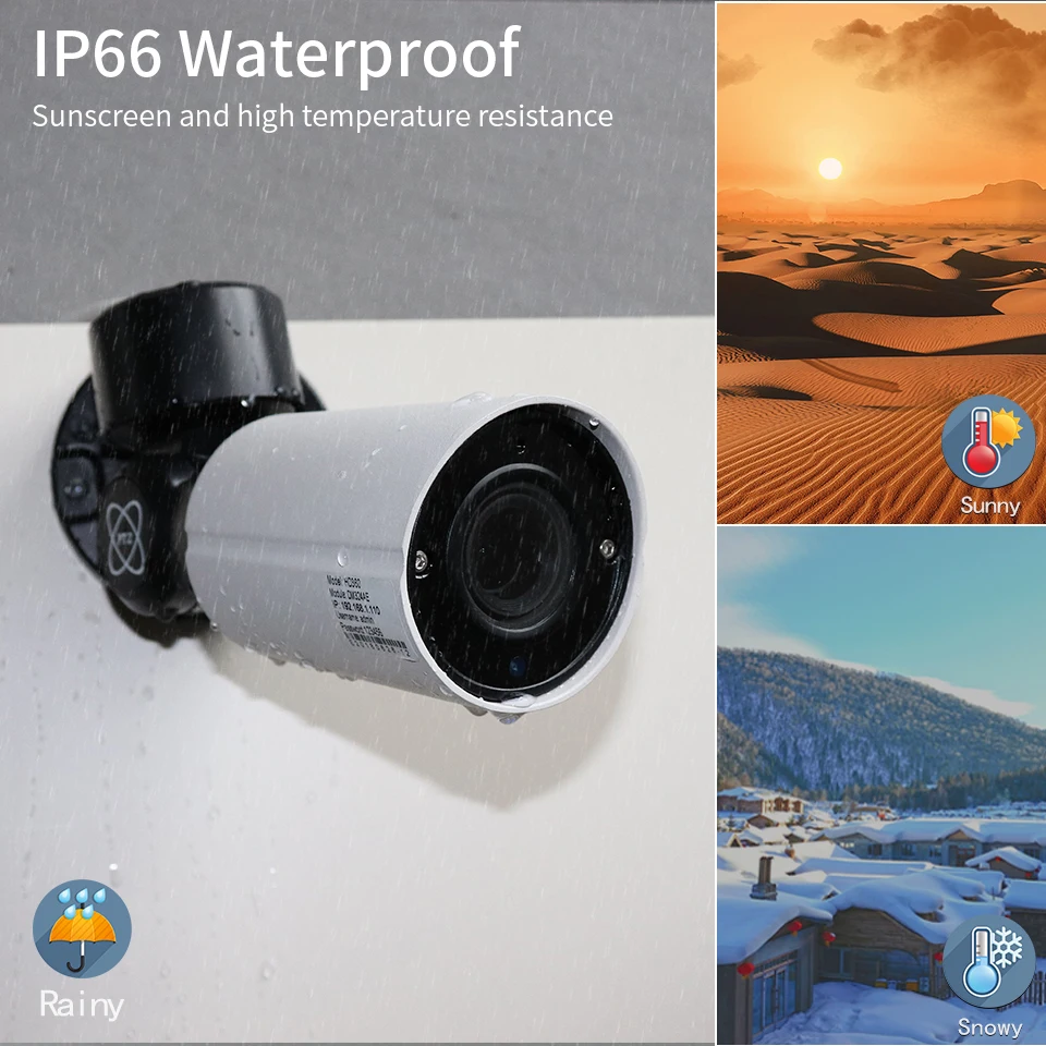 ZSVEDIO наблюдения Системы безопасности IP Камера 4CH H.265 PTZ 5.0MP POE 4X зум NVR комплект