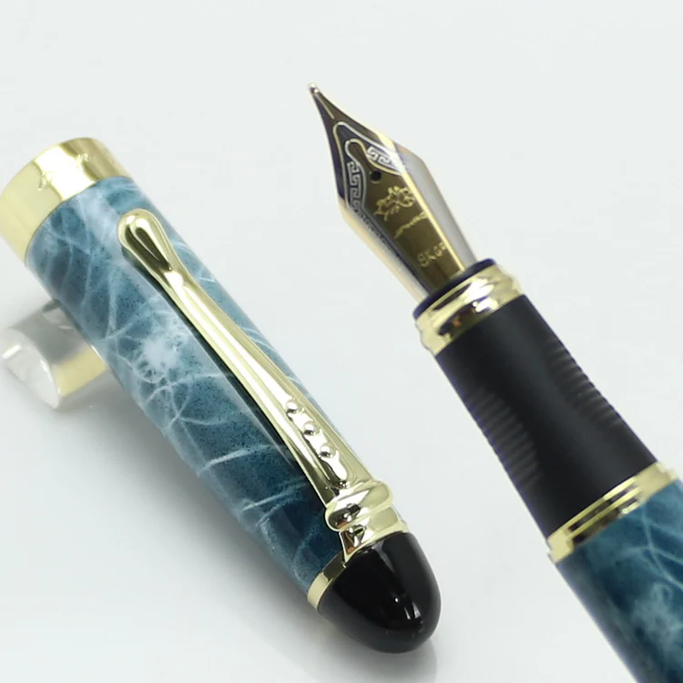 Ручка перьевая Jinhao X450 iraurita металлическая Роскошная ручка с золотым зажимом