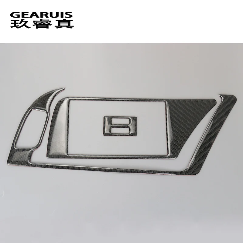 Car Styling For Audi A4 B8 A5 Carbon fiber Interior Navigation Panel Warning Lamp Frame Air conditioning Cover Sitcker RHD Right