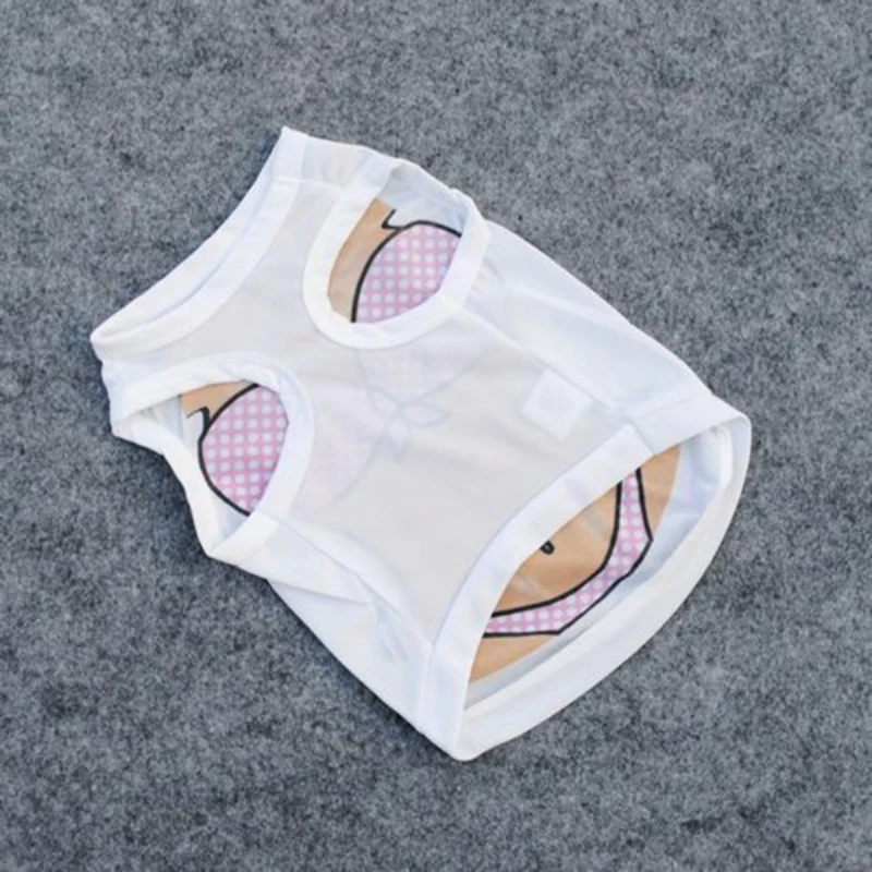 Жилеты для собак и щенков жилеты кошек бикини пальто хлопковая футболка одежда