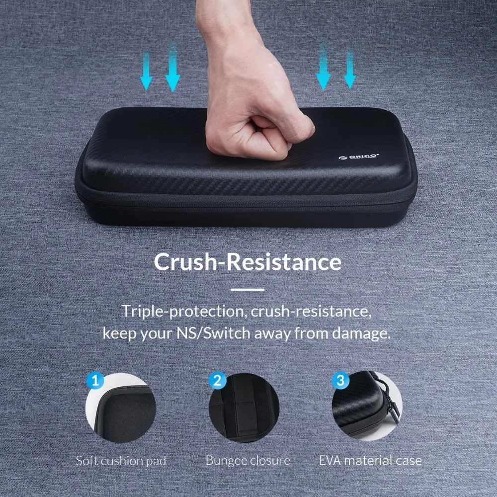 ORICO foam Cutter жесткий диск защитная сумка для хранения большой емкости HDD кабель