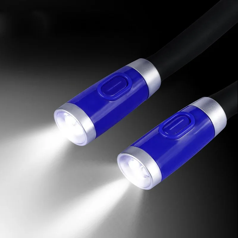 Перезаряжаемый Usb шейный светильник лампа для чтения s наружный Hug выносливое