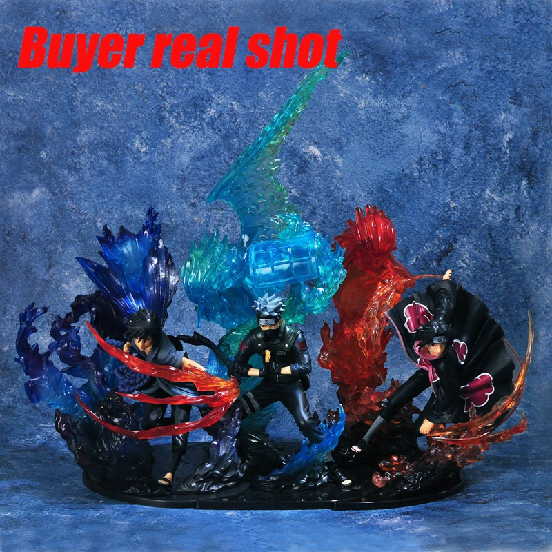 Наруто ПВХ фигурка Zero Uchiha Itachi Fire Sasuke Susanoo Какаши Минато Kurama отношение Madara Senju Hashirama игрушки