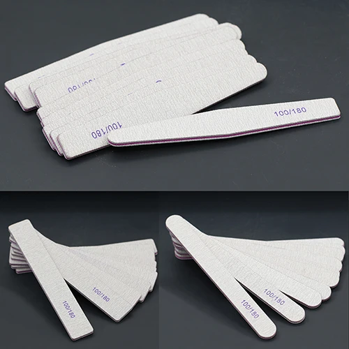10Pcs Nail Art Sanding Files Polish Acrylic Block Buffer Manicure Tips Tools 7H49 | Красота и здоровье