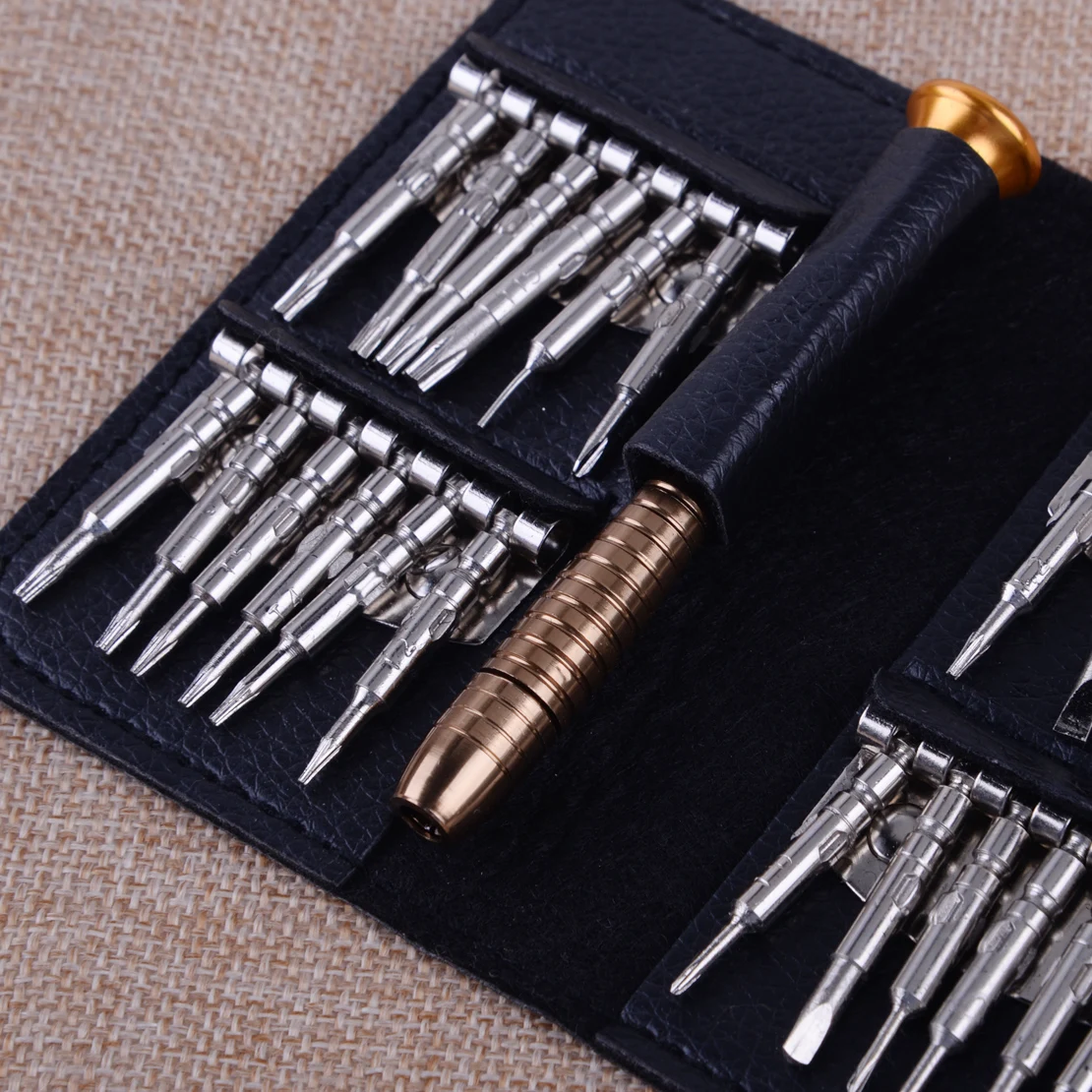 LETAOSK Новый 25 в 1 отвертка мини ремонтный набор прецизионных инструментов сумка