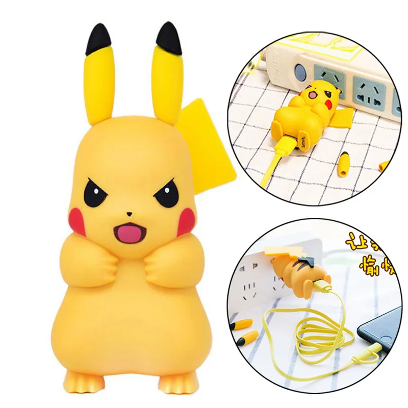 Милый адаптер для мобильного телефона Pikachue USB зарядное устройство iPhone Xs Xr Max X 8 7 6s 6