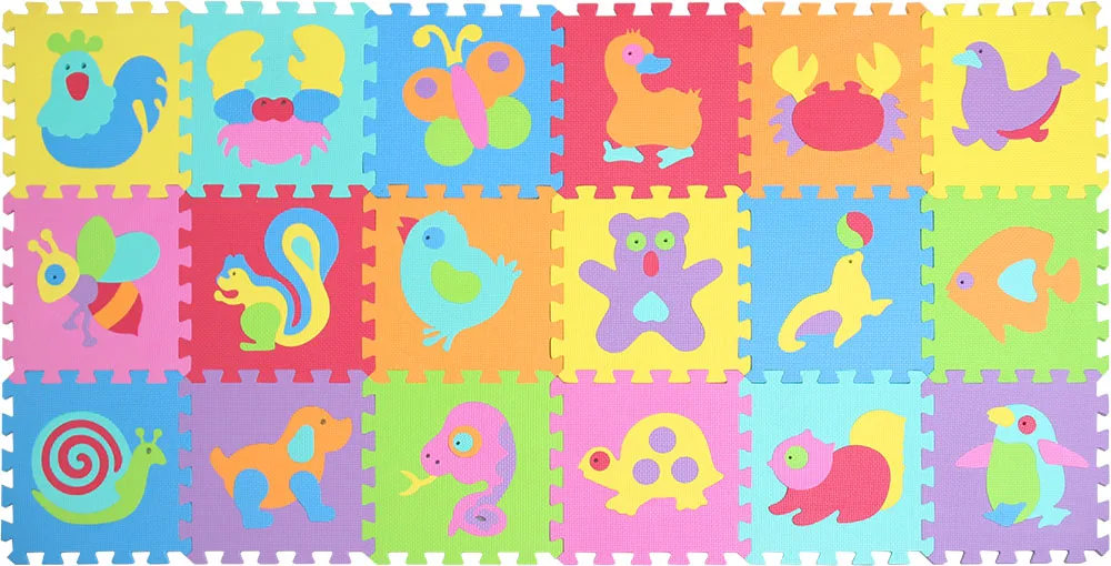 EVA foam puzzlen/детский игровой коврик из пены, игровой коврик-пазл/18 шт./36 шт./партия, блокировка упражнений, тильекаждый 30 см X 30 см