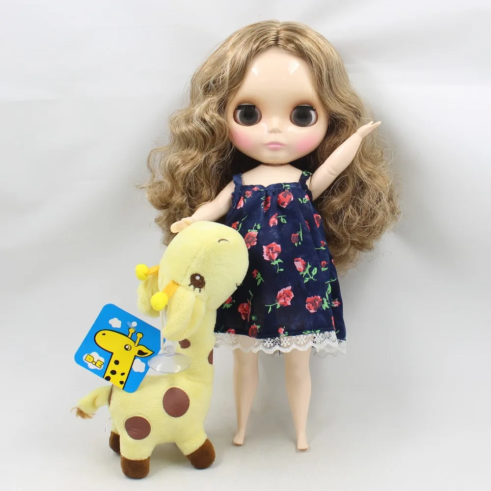 Ледяной игрушка в подарок Бесплатная Доставка 30 см кукла 1/6 жира Волнистые Mix