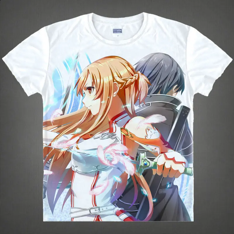Пистолет Гейл онлайн ГГО футболка из Sword Art Online) Арка призрачная пуля рубашка Для