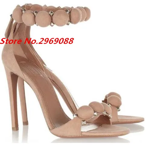 Мода pom на пуговицах босоножки высоком каблуке из замши с Т-образным ремешком