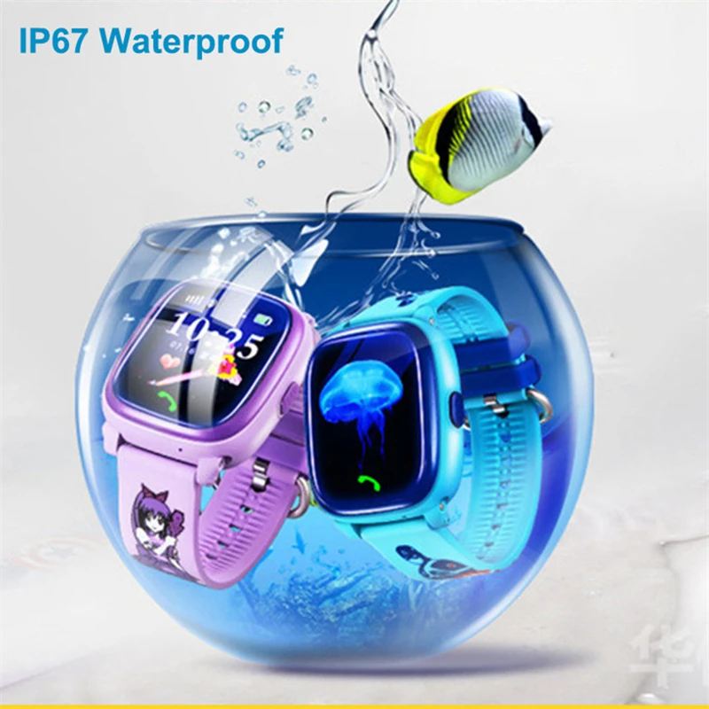 Водонепроницаемые Детские Смарт часы DF25 IP67 с GPS 10 шт.|smart watch|watch sosphone smart watch |