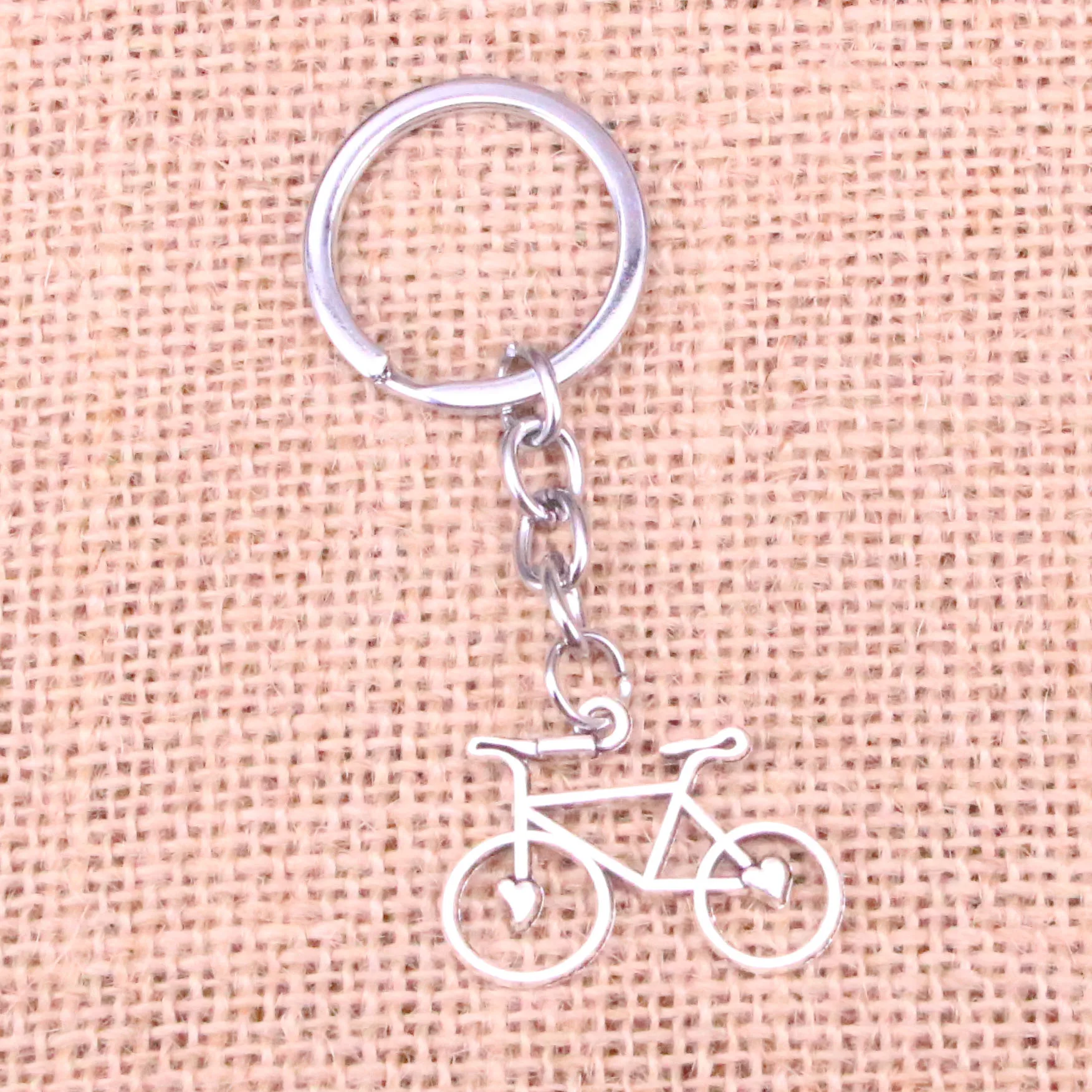 New Arrival bike bicycle Charm Pendant Keychain Key Ring Chain Accessories Jewelry Making For Gifts | Chains