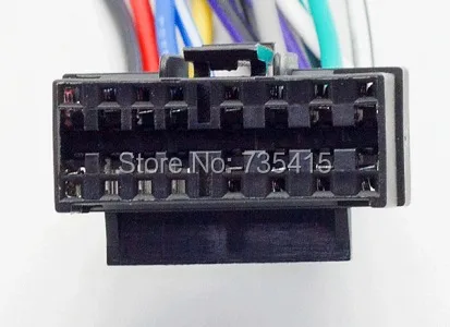Carav 15-009 автомобильный iso-жгут головной кабель для SONY для JVC стерео адаптер радиопроводки разъем кабеля