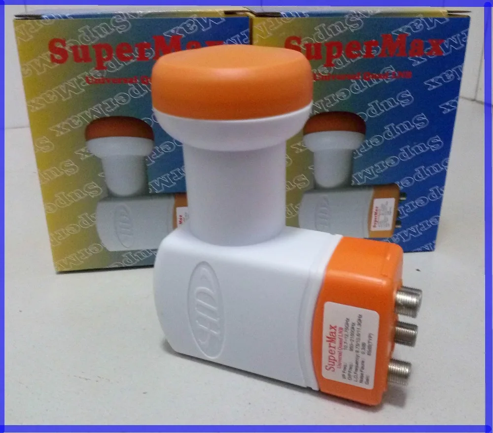 SuperMax 3602 3604 digital HD Universal KU Band Twin Quad LNB с высоким коэффициентом усиления низким