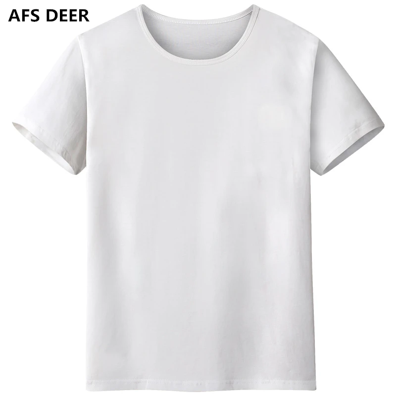 AFS олень Новое поступление весна лето короткий рукав Базовая футболка мужская