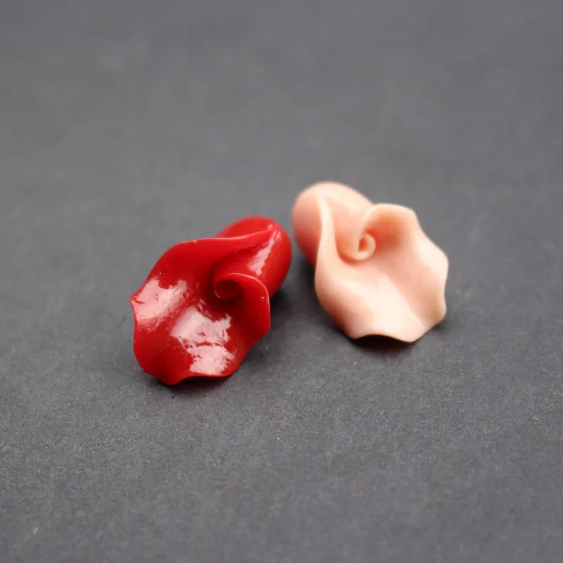 (20 шт./лот) Резные бусины из искусственных коралловых бусин размер B 9 5 мм * 22