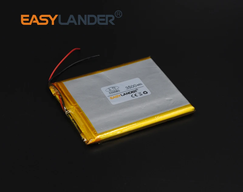 

3.7V 3500mAh 556680 Rechargeable li-Polymer Li-ion Battery For Bluetooth Notebook Tablet PC iPAQ E-Book Portable