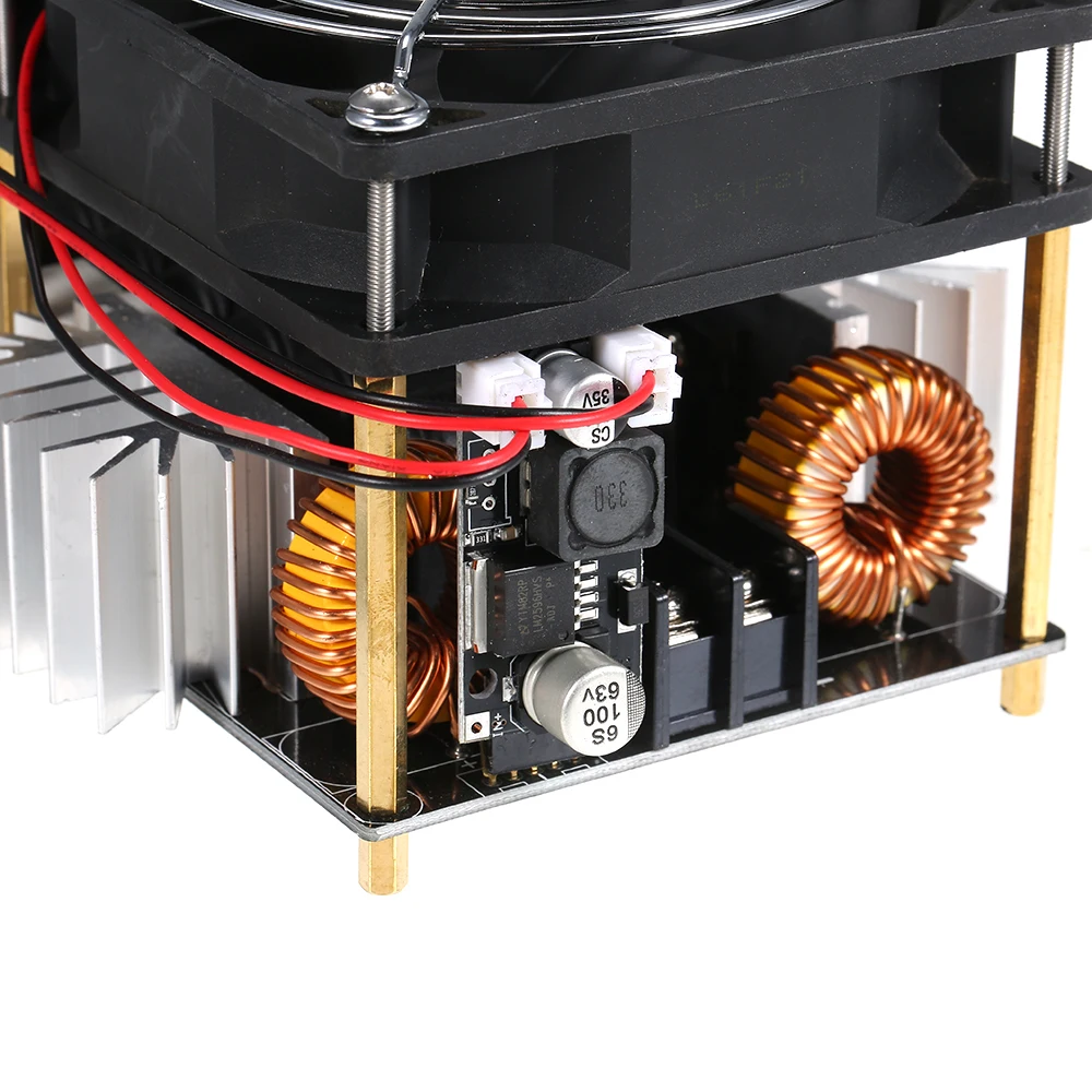 

40A 12V-48V ZVS Induction Heating Board Module DIY Flyback Driver Heater Good Heat Dissipation with Coil Accessories