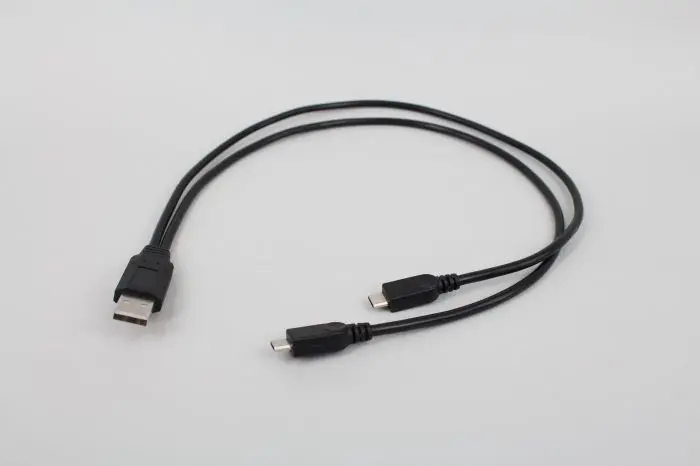 Суб второй передачи данных кабель для зарядки USB Женский Мужской 2 разветвитель