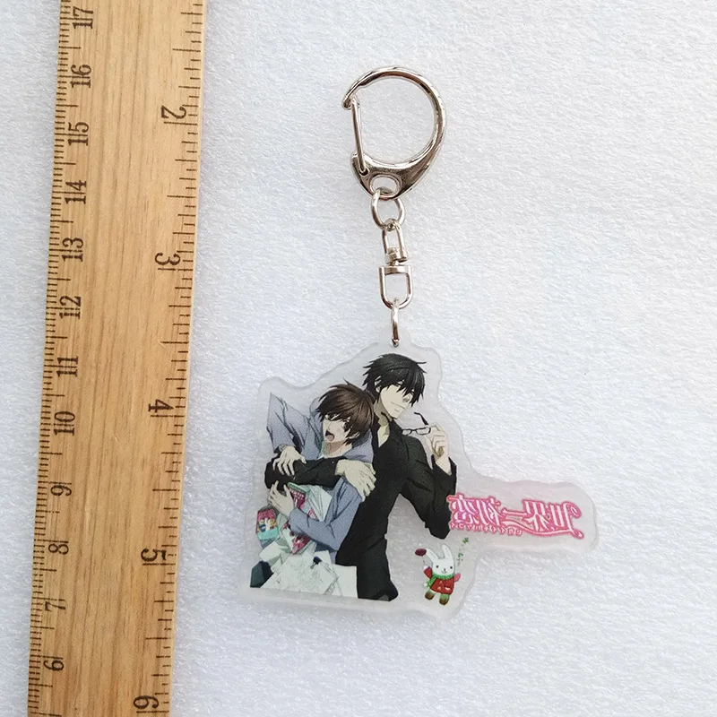Брелок для ключей с подвеской Fujoshi Anime Keychian Sekai ichi Hatsukoi Onodera Ritsu Takano Masamune Doubleside 1 шт. 6