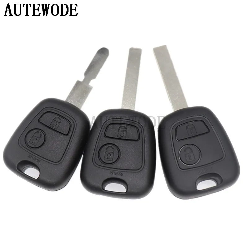 AUTEWODE 2 кнопки дистанционного управления брелок автомобиля телефон SX9 307 407 406