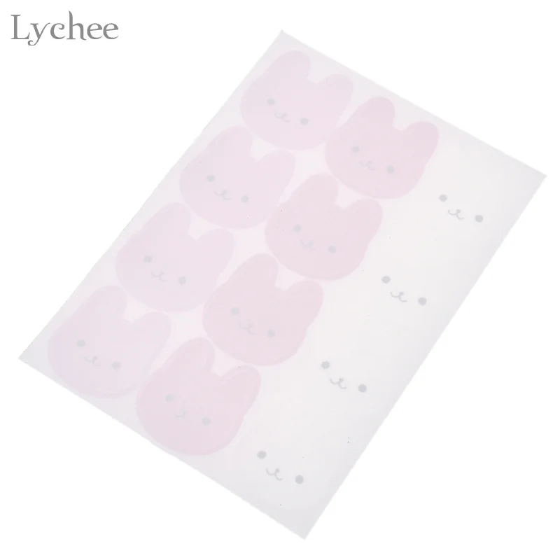 Личи Милый Кролик Пасхальный стикер s для скрапбукинга мультфильм печать с