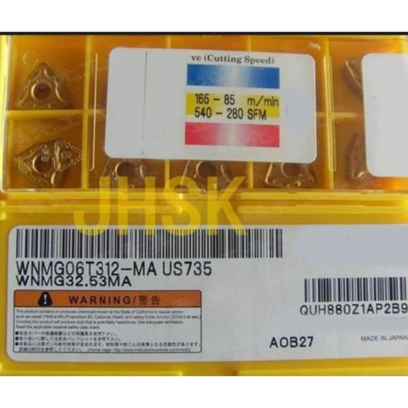 

WNMG06T312-MA US735 / WNMG32.53-MA For stainless steel 10pcs