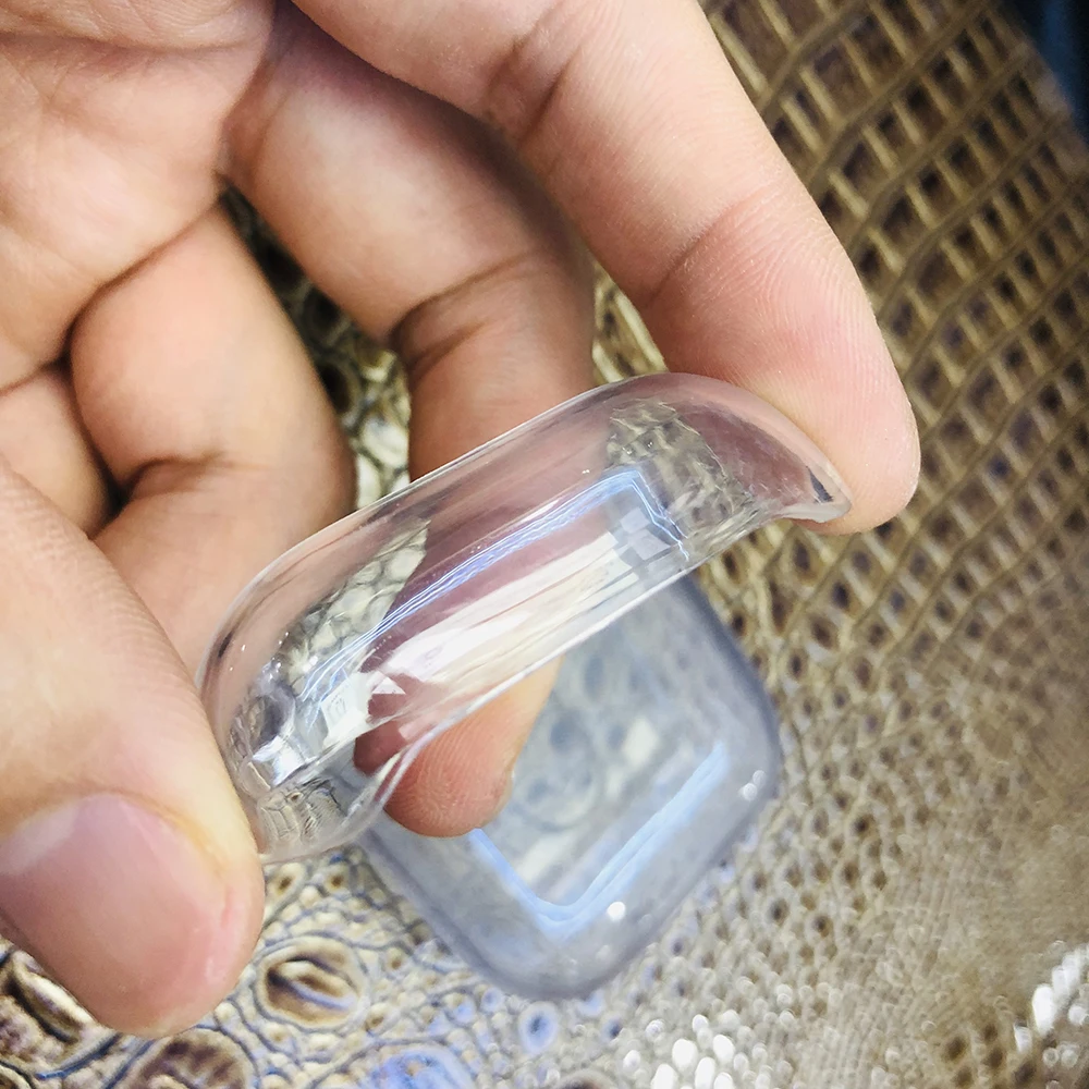 Новинка для airpods Transpare чехол Чехол s TPU прозрачный чехол с текстурой углеродного волокна для наушников apple аксессуары электрическая схема