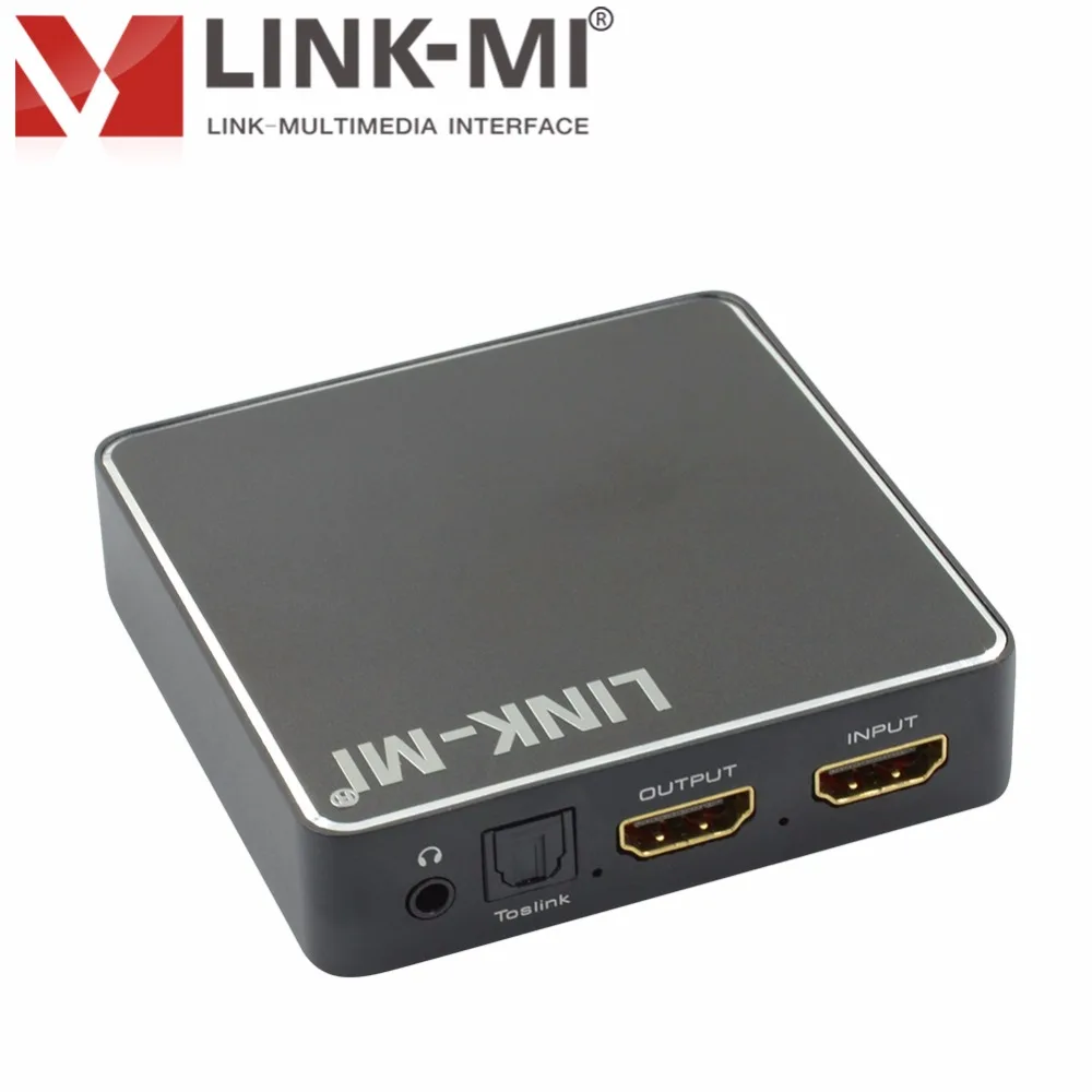 LINK MI HH02 Audio HDMI к декодер аудио экстрактор преобразования SPDIF + 3 5 мм ARC 3D видео 4K2K