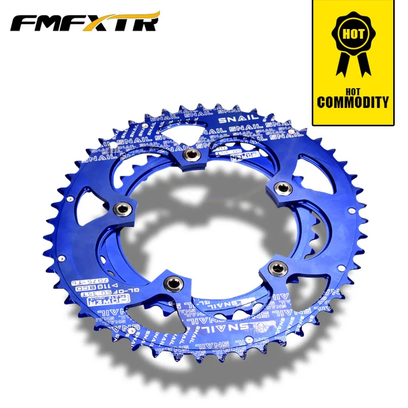 FMFXTR 700C Road Bicylcle 110BCD 50/35T Овальный набор цепных колес для велосипеда 7075 T6 сплав