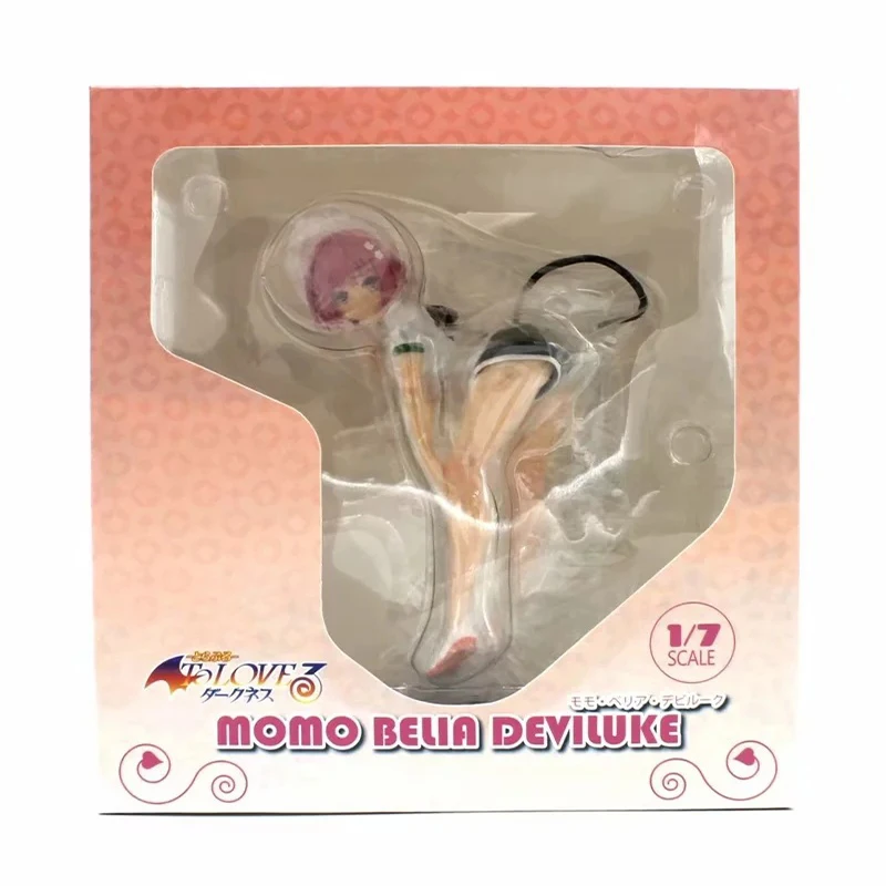 Аниме Фигурка сексуальная девушка ЛЮБОВЬ Ru тьма Momo Belia Deviluke 1/7 Масштаб Окрашенные