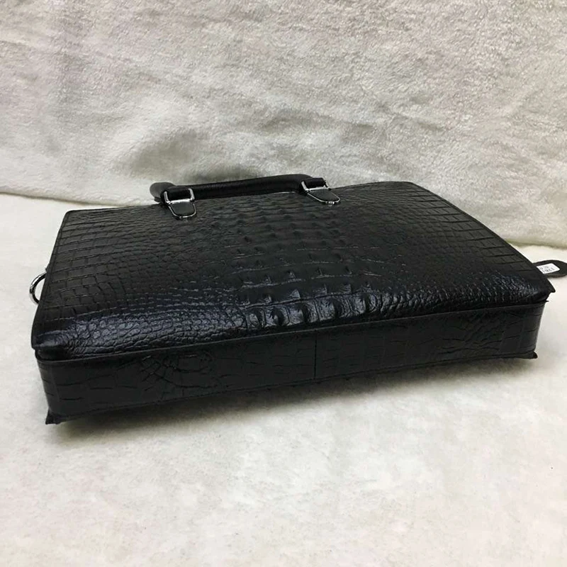 Safty мужской портфель с паролем сумка из коровьей кожи крокодиловым узором