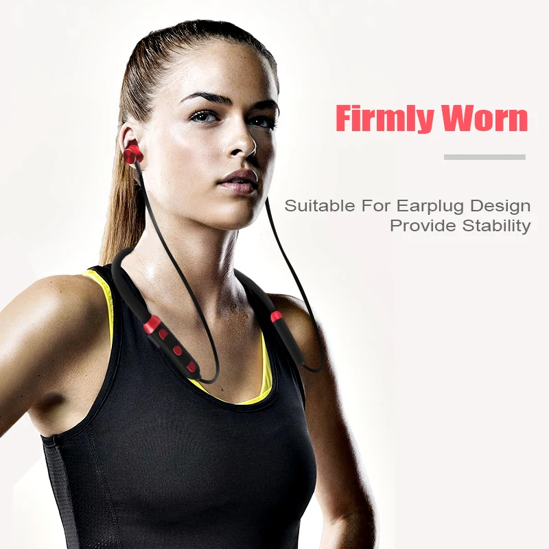 Спортивные Bluetooth наушники M & J F02 беспроводные гарнитура стерео Магнитная для