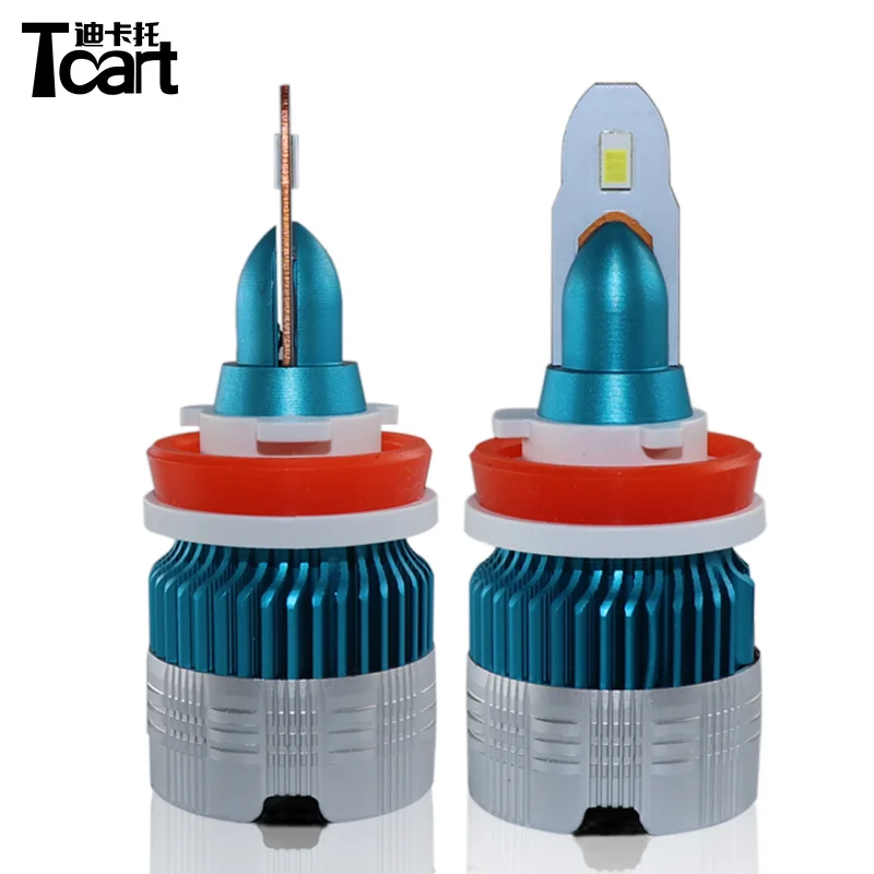 Tcart 1 комплект автомобиля 527D H8 H9 H11 светодиодный фары авто фары светодиодный свет аксессуары для ламп для Nissan X-Trail T32