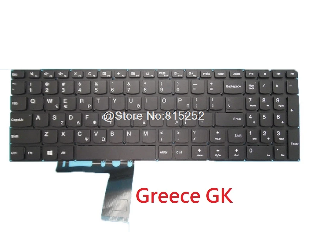Клавиатура для lenovo 510-15ISK 510-151IKB V310-15ISK V310-15IKB V110-15IKB английский сша великобритания греции GK португалия PO PT
